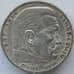 Монета Германия 5 марок (рейхсмарок) 1936 А КМ94 XF Серебро (J05.19) арт. 14755