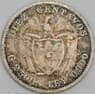 Колумбия 10 cентаво 1913 КМ196.1 F арт. 56729
