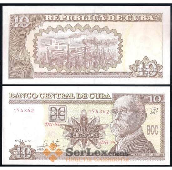 Куба 10 песо 2017 Р117 UNC арт. 38691