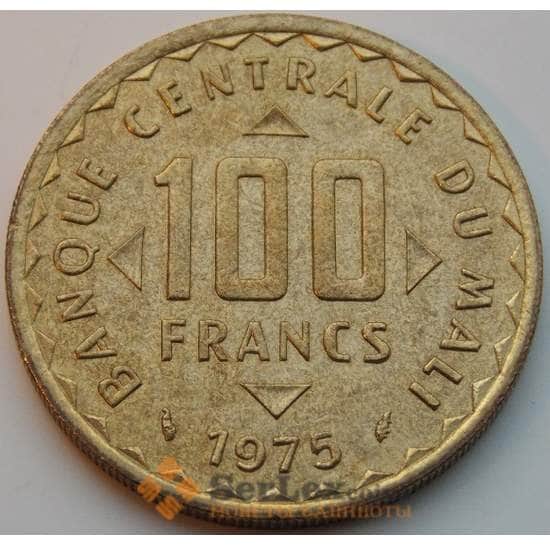 Мали 100 франков 1975 КМ10 AU-aUNC FAO арт. 8795