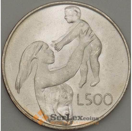 Сан-Марино 500 лир 1972 КМ21 UNC (n17.19) арт. 21390