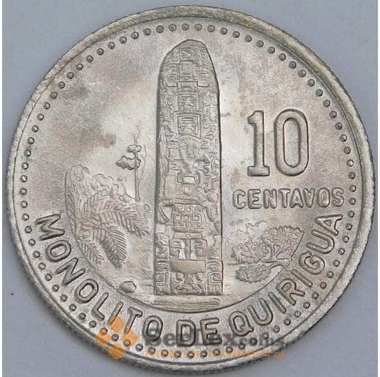 Гватемала 10 сентаво 1988 КМ277 aUNC арт. 57452