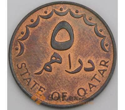 Катар монета 5 дирхам 1978 КМ3 AU арт. 49178