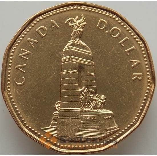 Канада 1 доллар 1994 КМ248 UNC Национальный мемориал арт. 12631