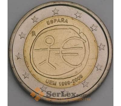 Испания 2 евро 2009 КМ1142 UNC 10 лет (EMU) и введения евро арт. 46754