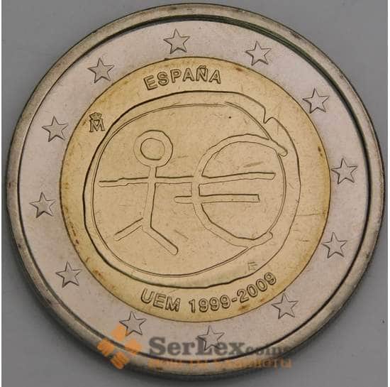 Испания 2 евро 2009 КМ1142 UNC 10 лет (EMU) и введения евро арт. 46754