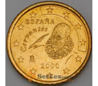 Монета Испания 50 евроцентов 2000 BU наборная арт. 28829