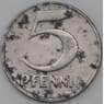 Германия Нотгельд 5 пфеннигов 1919 Мангейм арт. 23245