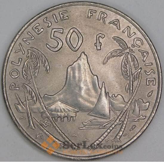 Французская Полинезия 50 франков 1975 КМ13 aUNC арт. 54849