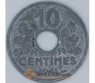 Франция 10 сантимов 1941 КМ898 VF арт. 57052