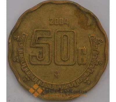 Монета Мексика 50 сентаво 2004 КМ549 VF арт. 39095