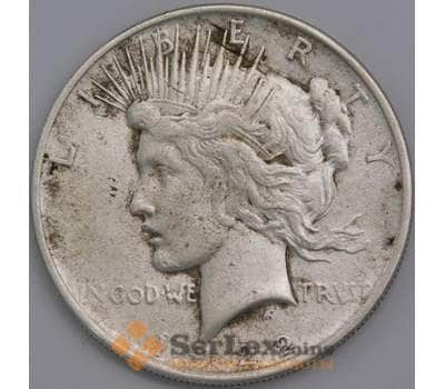 США монета 1 доллар 1922 КМ150 F Peace арт. 43081