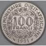 Западная Африка 100 франков 1991 КМ4 AU арт. 51315