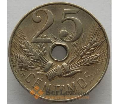 Монета Испания 25 сентимо 1927 КМ742 VF (J05.19) арт. 15195