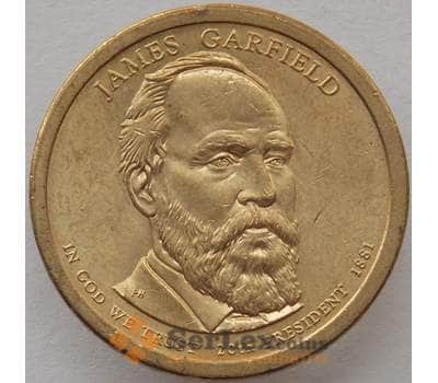 Монета США 1 доллар 2011 P КМ502 aUNC Президент Гарфилд арт. 15404