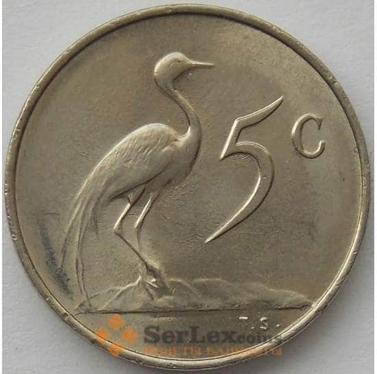 Южная Африка ЮАР 5 центов 1965 КМ67.1 UNC (J05.19) арт. 17594