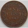 Канада 1 цент 1907 КМ8 XF арт. 7479
