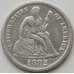 Монета США дайм 10 центов 1882 КМ А92 VF- арт. 11455