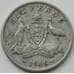 Монета Австралия 6 пенсов 1948 КМ38 VF арт. 12316