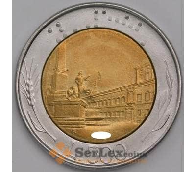 Италия монета 500 лир 1982-1995 КМ111 AU арт. 41439