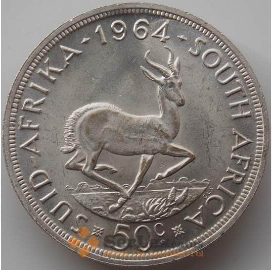 Южная Африка ЮАР 50 центов 1964 КМ62 UNC арт. 11684