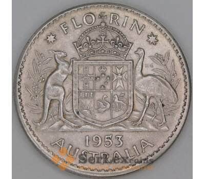 Австралия 1 флорин (2 шиллинга) 1953 КМ60 aUNC арт. 53592