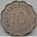 Монета Маврикий 10 центов 1954-1978 КМ33 VF арт. 7523