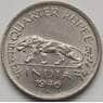 Британская Индия 1/4 рупии 1946-1947 КМ548 aUNC арт. 7541