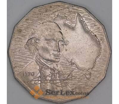 Австралия 50 центов 1970 КМ69 VF Джеймс Кук арт. 55011