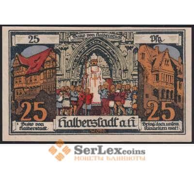 Германия Хальберштадт 25 пфеннигов 1921 Р504.3с-2/3 UNC арт. 48659
