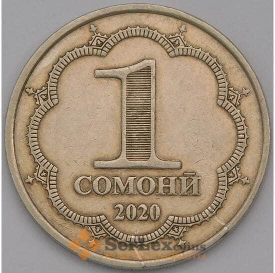 Таджикистан 1 сомони 2020 UC15 VF арт. 38198