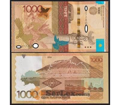 Казахстан банкнота 1000 тенге 2014 Р45b UNC арт. 47793
