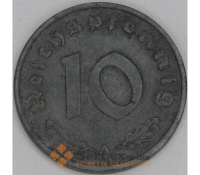 Германия монета 10 пфеннигов 1941 А КМ101 VF  арт. 43452