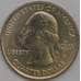 Монета США 25 центов 2010 D КМ470 AU Национальный парк Йеллоустоун арт. 39174