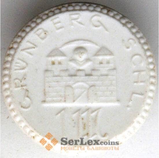 Германия Нотгельд 1 марка 1922 XF Грюнберг (j05.19) арт. 18027