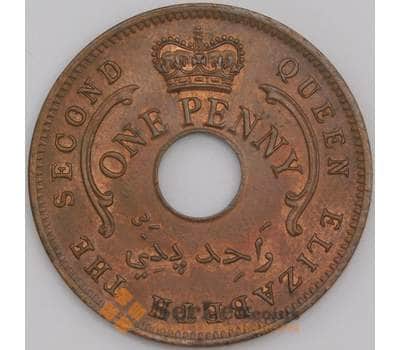 Нигерия монета 1 пенни 1959 КМ2 aUNC арт. 43940