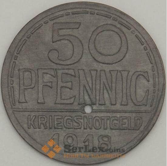 Германия Нотгельд 50 пфеннигов 1918 UNC Оффенбург (j05.19) арт. 19937