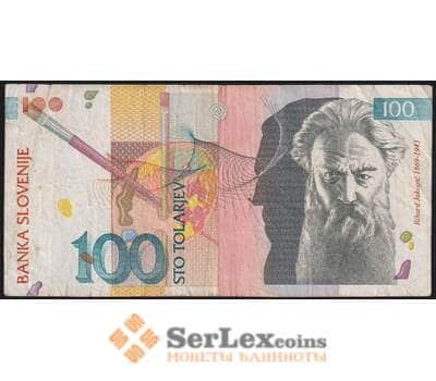 Словения банкнота 100 толаров 1992 Р14 F арт. 48318