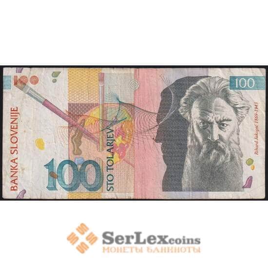 Словения банкнота 100 толаров 1992 Р14 F арт. 48318 Словения банкнота 100 толаров 1992 Р14 F арт. 48318