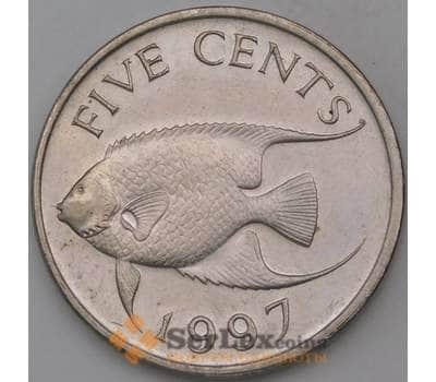 Монета Бермуды 5 центов 1997 KM45  арт. 30404