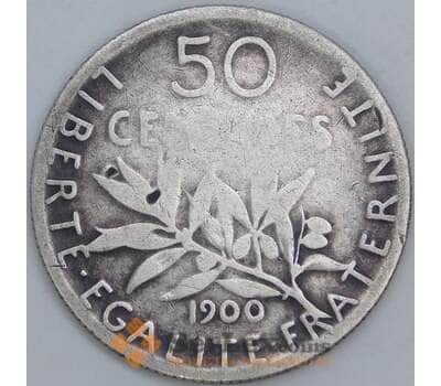 Франция 50 сантимов 1900 КМ854 VG арт. 57403