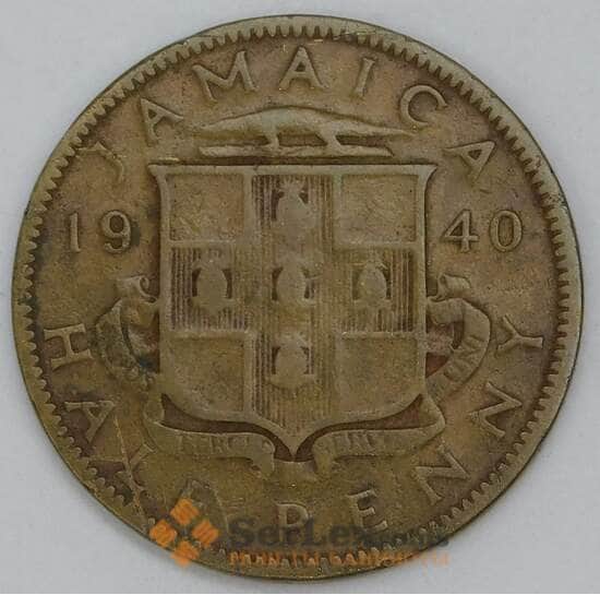 Ямайка 1/2 пенни 1940 КМ31 XG арт. 56121 Ямайка 1/2 пенни 1940 КМ31 XG арт. 56121