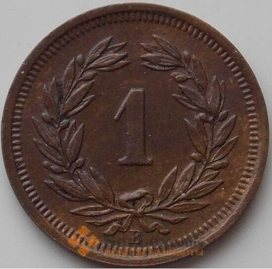 Швейцария 1 раппен 1931 КМ3 AU арт. 11839