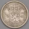 Нидерланды монета 1/2 гульдена 1910 КМ147 F арт. 42898