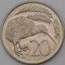 Новая Зеландия 20 центов 1978 КМ36  арт. 29500