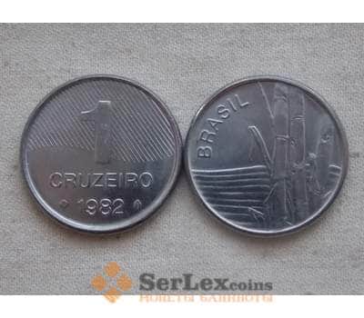 Монета Бразилия 1 крузейро 1981-1982 КМ590 арт. С00130