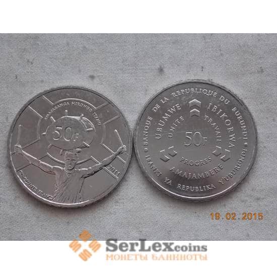 Бурунди 50 франков 2011 КМ22 unc арт. С00153