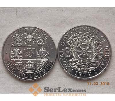 Монета Бутан 1 нгултрум 1979 КМ49 UNC арт. С00154