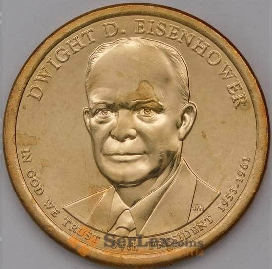 США 1 доллар 2015 34 президент Эйзенхауэр D арт. С00172