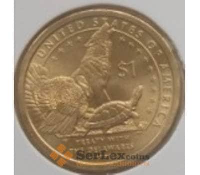 Монета США 1 доллар 2013 Сакагавея - Зоопарк арт. С01247